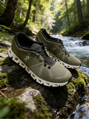 On Running Men's Cloud in gray size 12.5